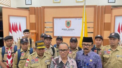 Dinsos Kalsel Kirim Tagana dan Satgas Pramuka Peduli ke Sumatera Barat, Perkuat Respon Darurat Bencana