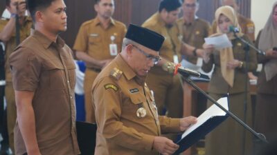 Bupati Kotabaru Lantik 112 Pejabat, Tekankan Profesionalisme dan Inovasi dalam Pelayanan Publik