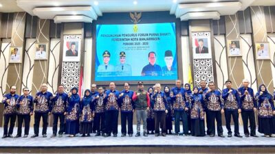 Hesly Junianto Kembali Pimpin Forum Purna Bhakti Pemko Banjarmasin Periode 2025–2030