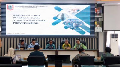 Pemprov Kalsel Pastikan Dukungan Warga, Konsultasi Publik Pengadaan Lahan Stadion Internasional Digelar