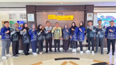 Diskominfo Kotabaru Koordinasi ke Diskominfo Kalsel, Bahas Program 2026 dan Transformasi Digital