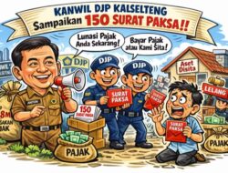 Tunggakan Pajak Rp47,8 Miliar! DJP Kalselteng Serentak Kirim 150 Surat Paksa