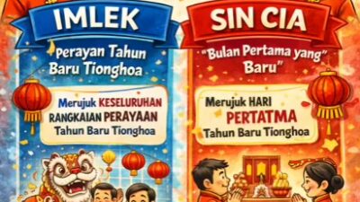 Imlek dan Sin Cia Itu Beda? Ini Penjelasan Lengkapnya yang Jarang Diketahui!