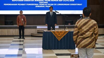 Menkeu Lantik Pejabat Strategis DJP Jakarta Utara, Tekankan Integritas dan Akuntabilitas Aparat Pajak