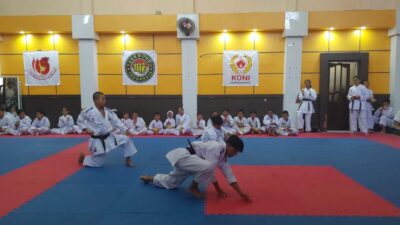 INKAI Kotabaru Gelar UKT Semester I 2026, 57 Karateka Jalani Evaluasi Pembinaan dan Kualitas Atlet