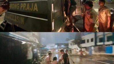 Jelang Ramadan, Satpol PP Banjarmasin Sisir Jalanan hingga Pasar, Gepeng dan Dugaan PSK Diamankan