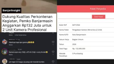 Viral! Anggaran Rp132 Juta untuk 2 Kamera Disorot, Wali Kota Banjarmasin Siap Batalkan Jika Terbukti