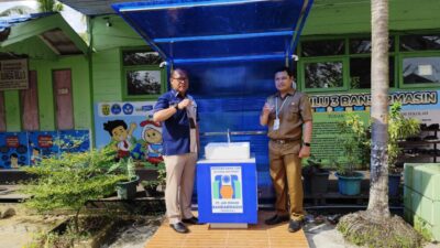 Kurangi Ratik Plastik, PT AM Bandarmasih Sediakan Keran Siap Minum di Sekolah