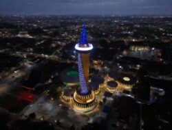 Tugu Paal 0 Kalsel Hampir Siap Diresmikan! Lighting Disempurnakan, Sempat Terkendala Listrik & Pencurian