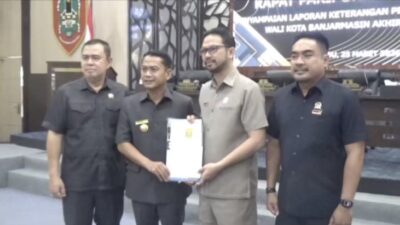 LKPJ 2025 Disampaikan, DPRD Banjarmasin Siap Bedah Kinerja Pemko