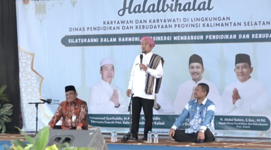 Disdikbud Kalsel Gelar Halalbihalal, Perkuat Silaturahmi wan Sinergi Pasca Idulfitri