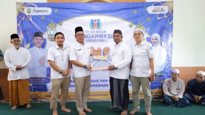 Serambi Surau PAM Bandarmasih Hadir di Langgar Nurrahman Nurrahim, Warga Terima Bantuan Sambut Ramadan