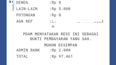 Warga Banjarmasin Keluhkan Kenaikan Biaya Lain-Lain PDAM, Terkait Retribusi Ratik