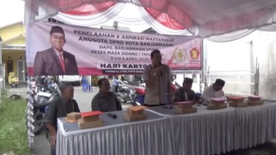 Penanggulangan Ratik Jadi Fokus Utama Reses DPRD Banjarmasin