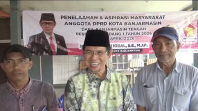 Reses DPRD Banjarmasin, Gusti Yasni Iqbal Sosialisasikan Pemilahan Ratik  di Lingkungan Warga