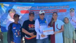 Rumah Ludes Terbakar, Korban di Kuin Cerucuk Dapat Bantuan Tunai wan Logistik