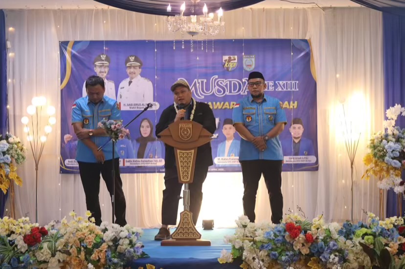 Andi Rustianto Dorong Peran Aktif Pemuda di Musda KNPI Kabupaten Banjar