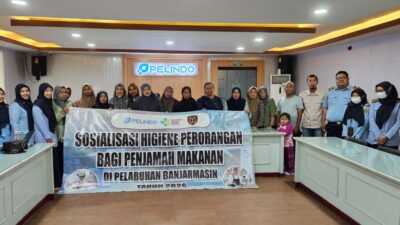 Pelindo Regional 3 wan BKK Banjarmasin Sosialisasikan Keamanan Pangan di Kawasan Pelabuhan