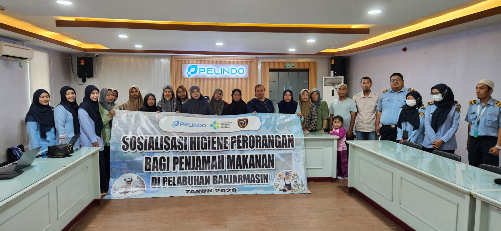 Pelindo Regional 3 wan BKK Banjarmasin Sosialisasikan Keamanan Pangan di Kawasan Pelabuhan