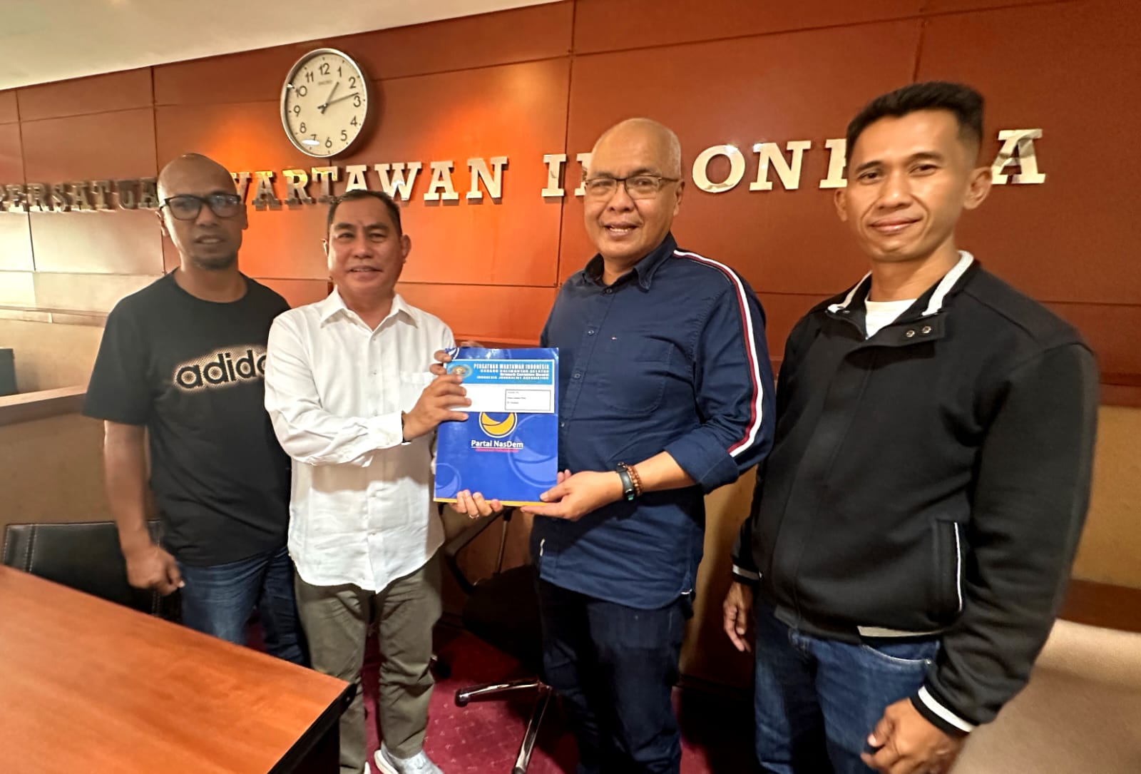 PWI Kalsel Fasilitasi Aspirasi Kader NasDem ke PWI Pusat, Diteruskan ke Dewan Pers