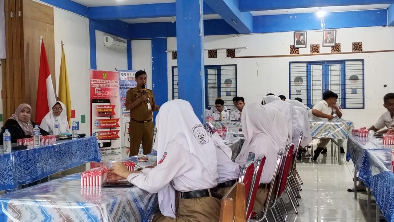 Diskominfotik Banjarmasin Perluas Sosialisasi SP4N-LAPOR wan Call Center 112 ke Kalangan Pelajar