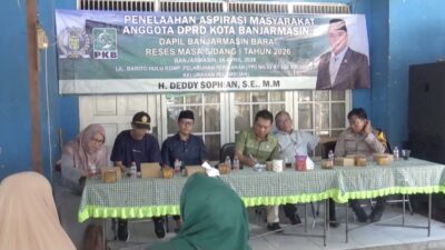 Program Bedah Rumah Jadi Aspirasi Warga Pelambuan dalam Reses DPRD Banjarmasin