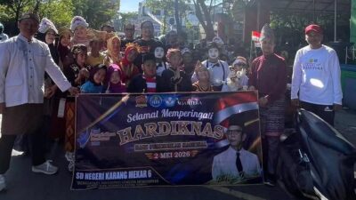 Ribuan Pelajar Meriahkan Hardiknas di Banjarmasin, Angkat Nilai Budaya Lokal