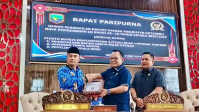 Paripurna DPRD Kotabaru Bahas 3 Raperda Penting: BUMD, Kawasan Tanpa Roko hingga Pilkades Digital