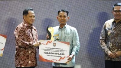 Banjarmasin Raih Insentif Rp2 Miliar atas Kinerja Pengendalian Inflasi