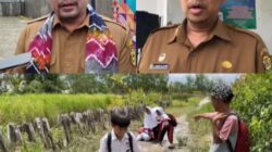 Miris! Jalan Satu-satunya Menuju SDN Basirih 10 Berlumpur wan Licin