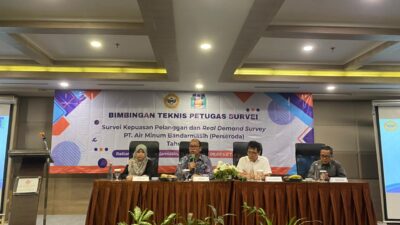 70 Mahasiswa ULM Turun ke Lapangan, PT Air Minum Bandarmasih Petakan Kebutuhan Banyu Warga