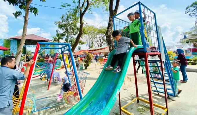 Bayar Rp5 Ribu, Pengunjung Taman Jahri Saleh Banjarmasin Dijanjikan Lebih Menarik Bayar Rp5 Ribu, Pengunjung Taman Jahri Saleh Banjarmasin Dijanjikan Lebih Menarik
