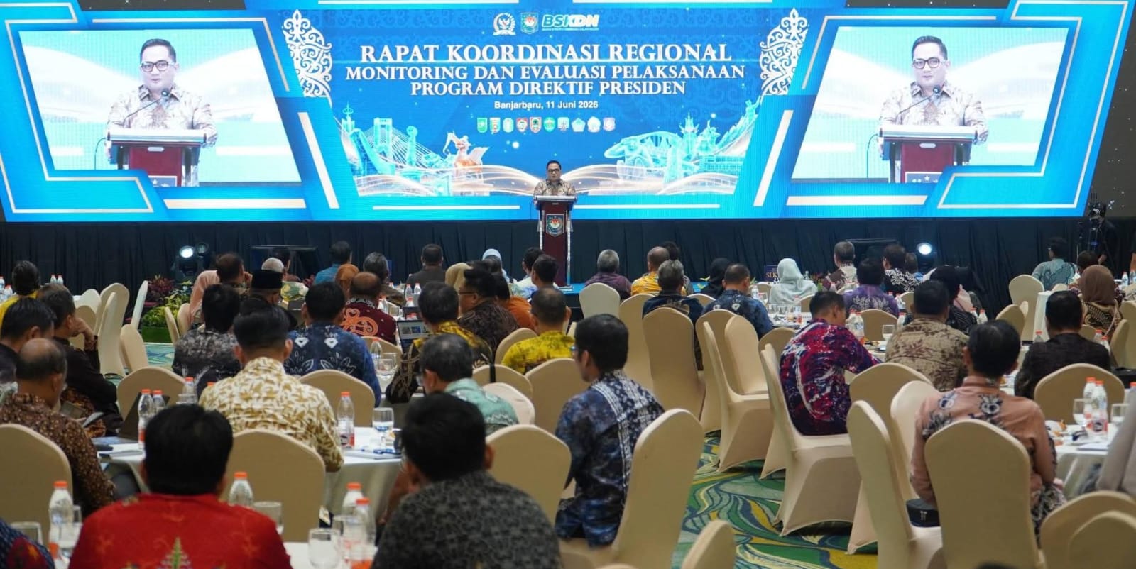 Ichrom Muftezar Hadiri Rakor Evaluasi 10 Program Prioritas Presiden di Banjarbaru