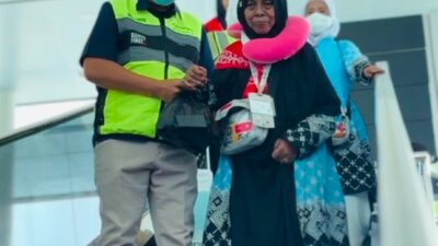 Bandara Syamsudin Noor Rampungkan Debarkasi Haji 2026 dengan Kedatangan Kloter Terakhir