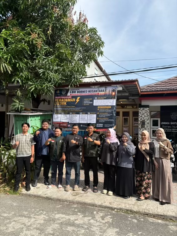 LBH Borneo Nusantara resmi membuka Posko Pengaduan Pemadaman Listrik di Kalimantan Selatan wan Kalimantan Tengah