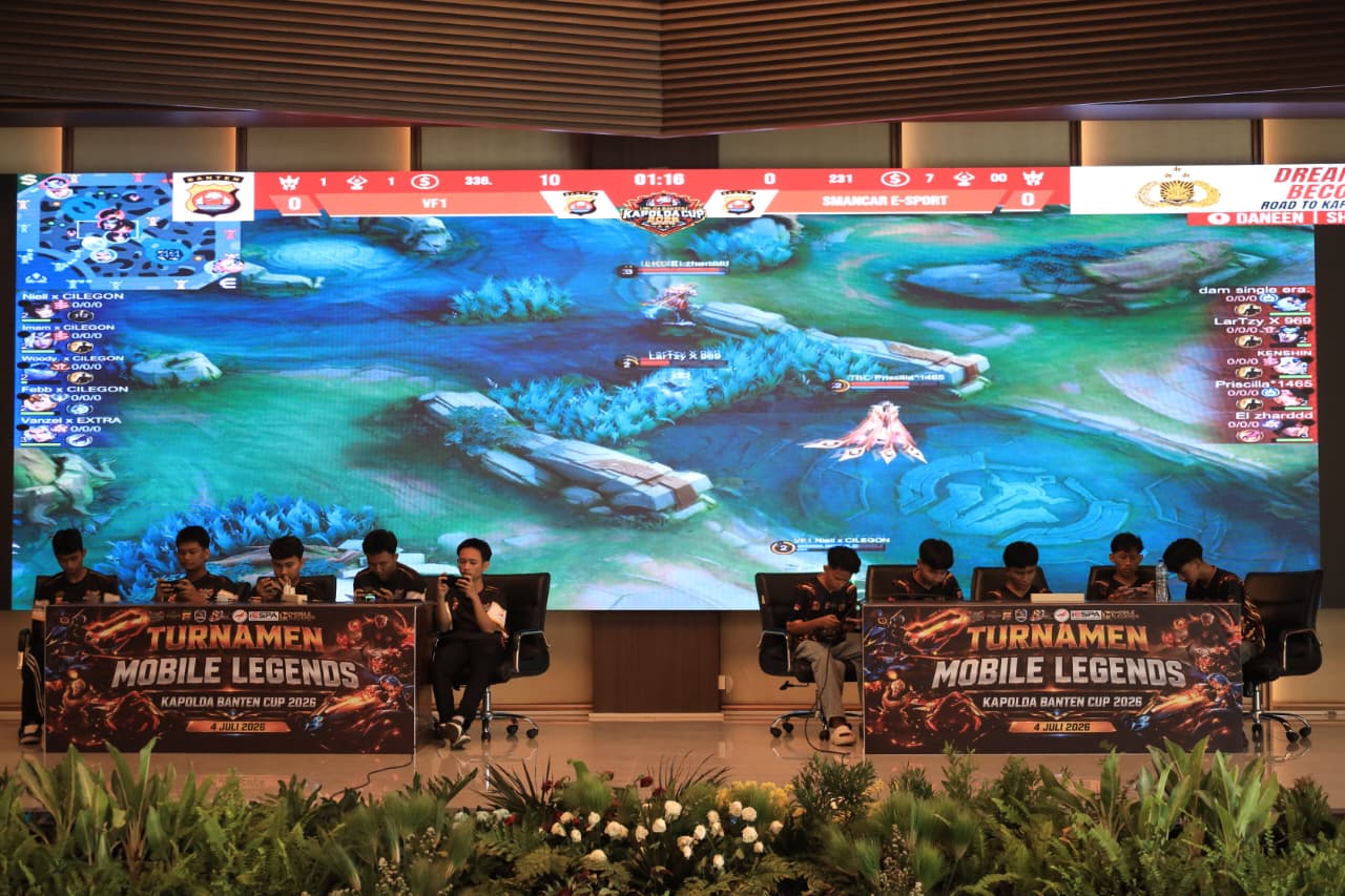 Semarak Hari Bhayangkara ke-80, Polda Banten Gelar Turnamen Mobile Legends Kapolda Banten Cup 2026 Menuju Kapolri Cup