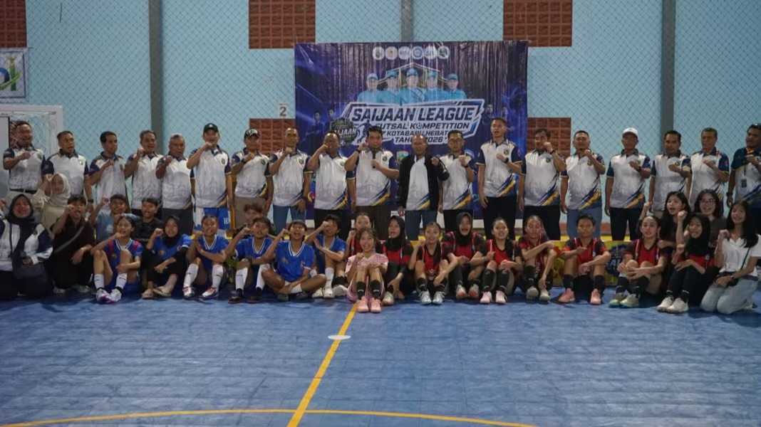 67 Tim Berebut Juara, Saijaan League Futsal Kotabaru Hebat 2026 Resmi Dimulai