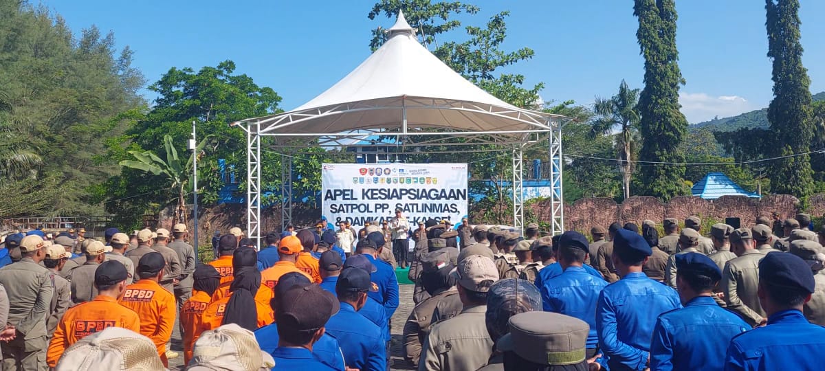 Kotabaru Dipercaya Gelar Apel Satpol PP wan Damkar se-Kalsel Tahun 2026
