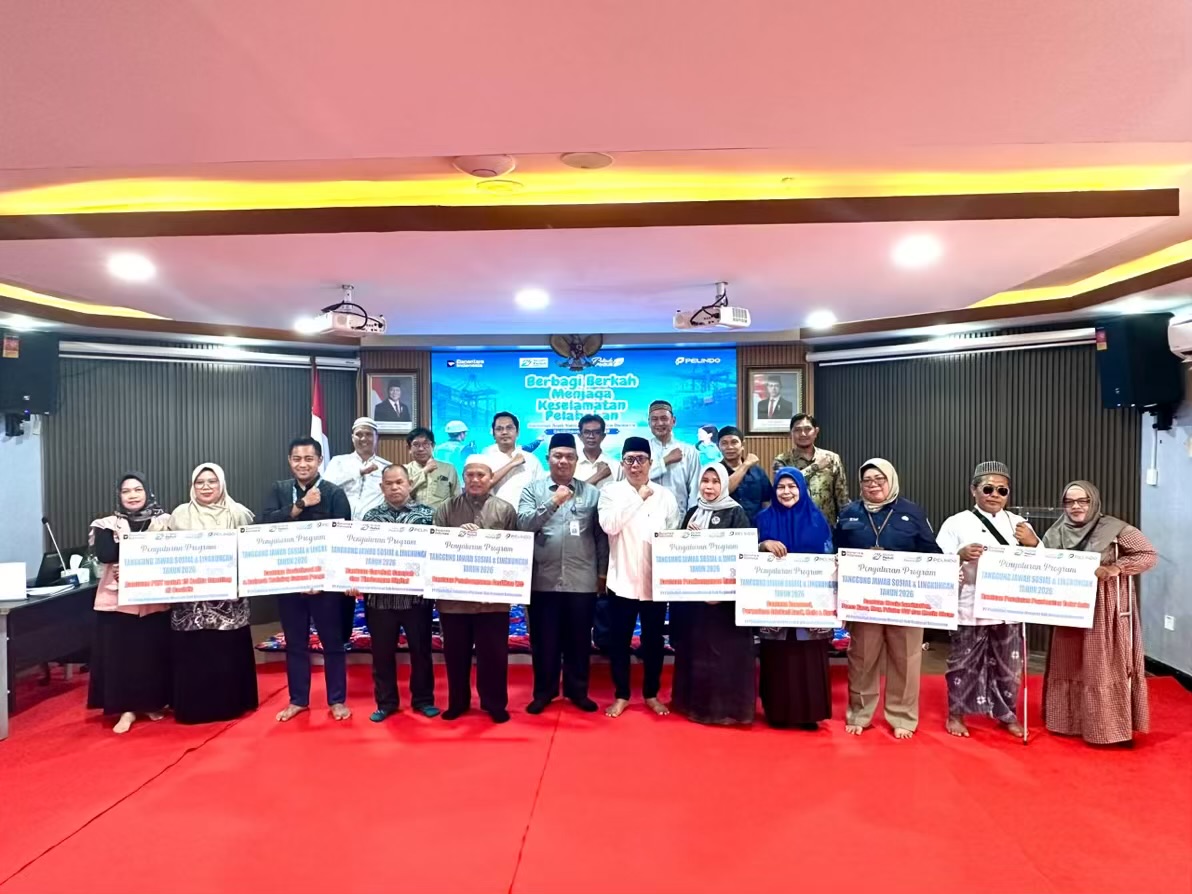 Kada Sekedar Kelola Pelabuhan, Pelindo Tebar Berkah Lewat Bantuan Sosial wan Lingkungan