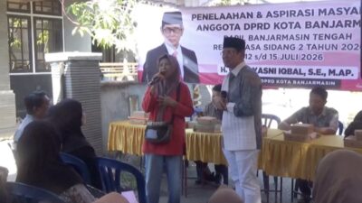 Reses DPRD Banjarmasin, Warga Rawasari 14 Usulkan Perbaikan Jalan dan Jembatan