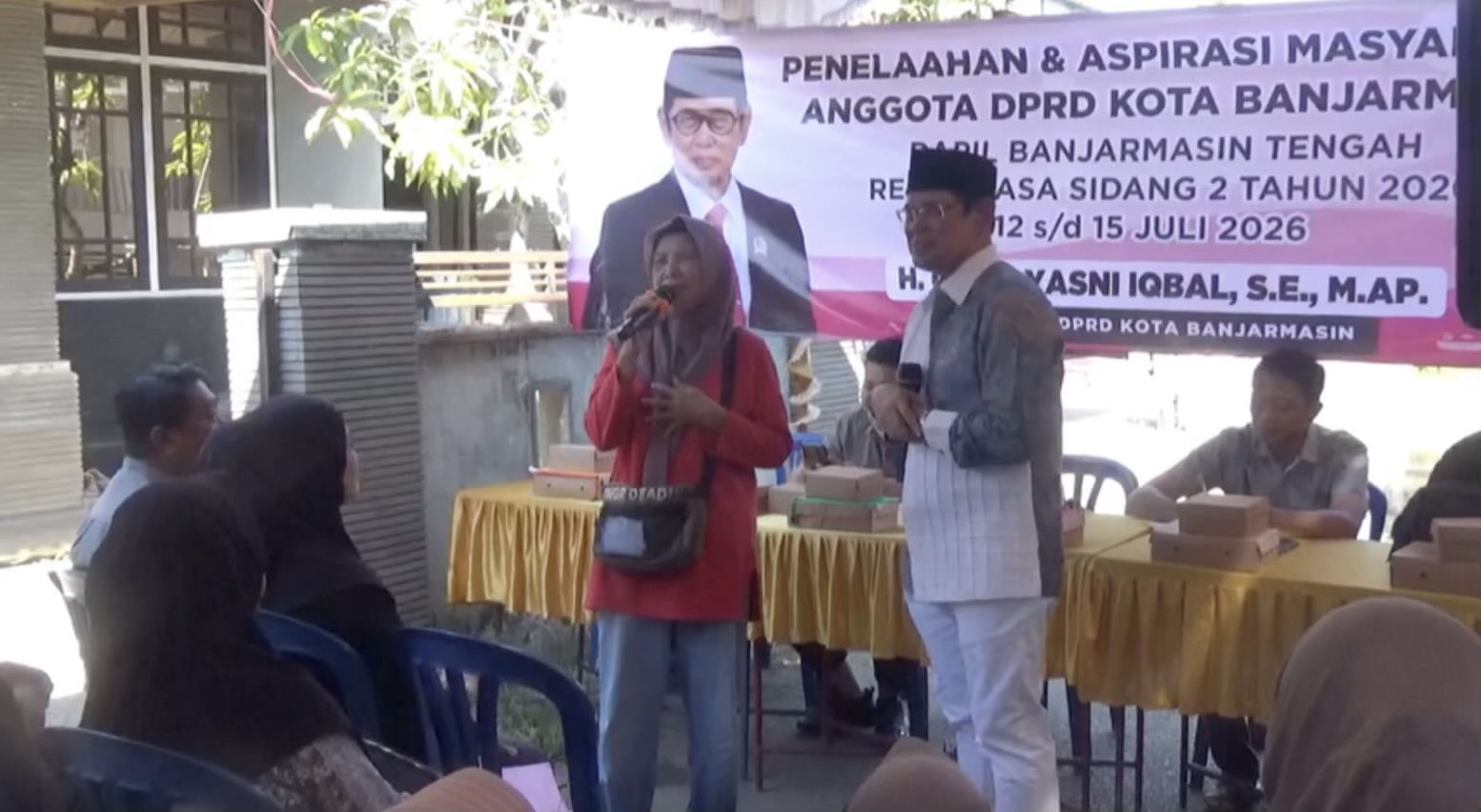 Reses DPRD Banjarmasin, Warga Rawasari 14 Usulkan Perbaikan Jalan dan Jembatan
