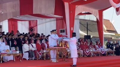 Paskibraka Banjarmasin Bentuk Angka “500”, Simbol Kota Menuju Usia 500 Tahun