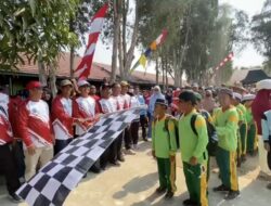 Semarak 30 Tahun SMAN 1 Anjir Pasar, Ratusan Pelajar Ramaikan Jalan Santai Berhadiah