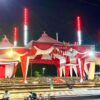 Persiapan HUT ke-81 RI, Balai Kota Banjarmasin Tata Panggung gasan 1.000 Undangan