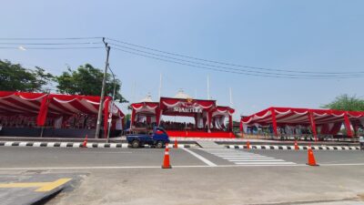Panggung Megah ala Istana wan 2.000 Porsi Kuliner Banjar Warnai HUT RI Banjarmasin