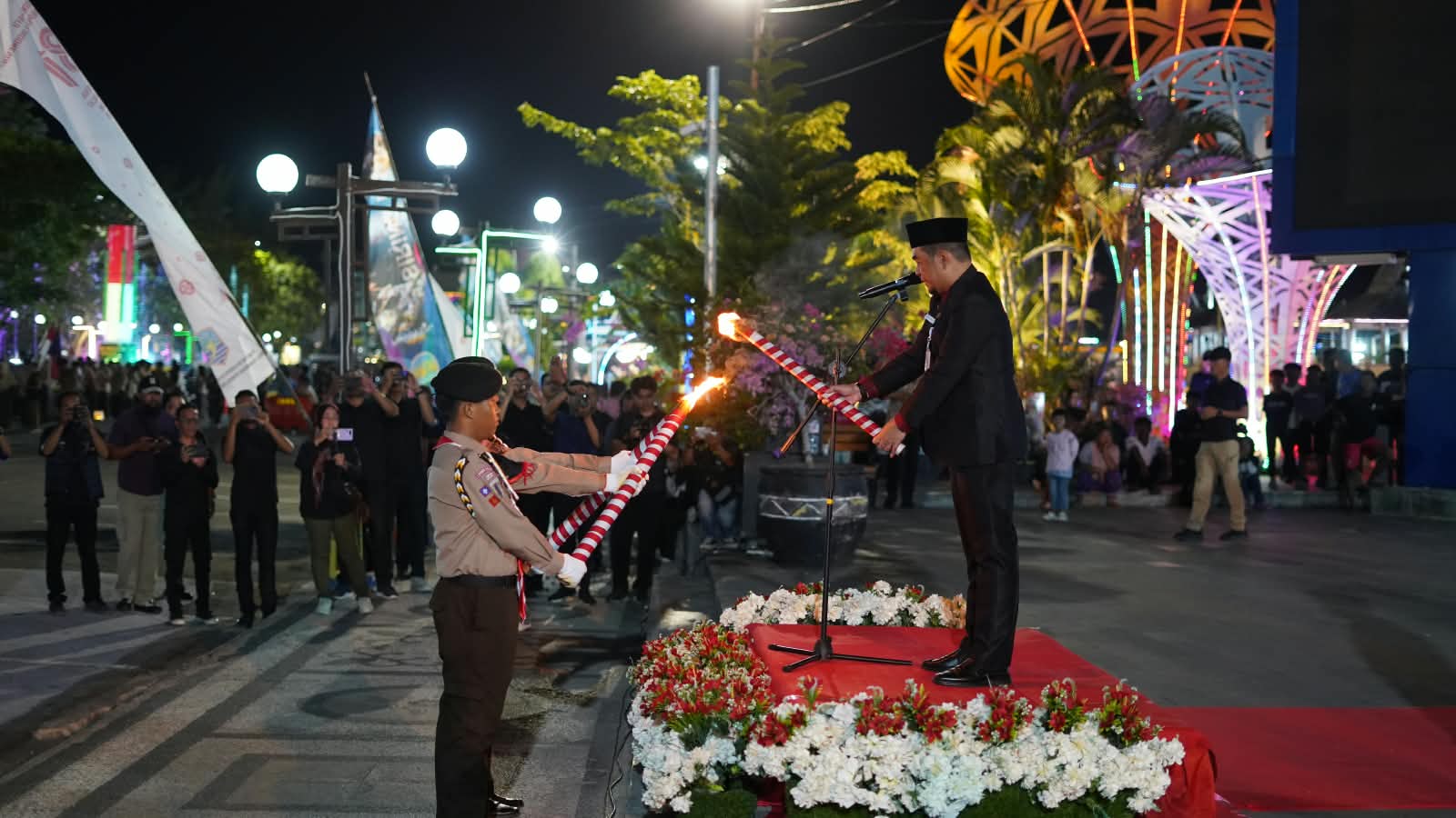 Obor Menyala, Semangat Kemerdekaan Berkobar di Kotabaru