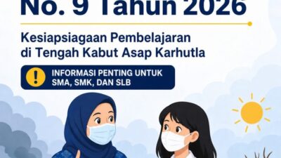Disdikbud Kalsel Terbitkan SE Nomor 9 Tahun 2026 Terkait Pembelajaran di Tengah Kabut Asap Disdikbud Kalsel Terbitkan SE Nomor 9 Tahun 2026 Terkait Pembelajaran di Tengah Kabut Asap