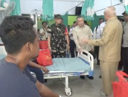 Menhub wan Gubernur Kalsel Tinjau Korban Selamat KM Virgo Transport 8