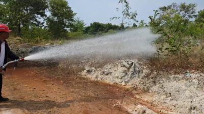 Balum Ada Api, Pelindo Sudah Bergerak Basahi Area Pelabuhan Basirih