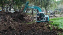 10 Tahun Kada Dikeruk, Kolam Taman Kamboja Wayahini Dibersihkan gasan Cegah Genangan